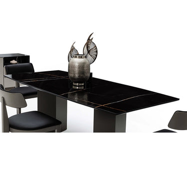 KYOTO étkezőasztal fekete 220 cm