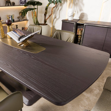 TORINO étkezőasztal sötét diófa