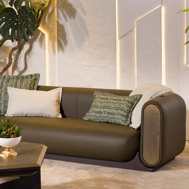 TORINO 3 személyes kanapé sötétbarna