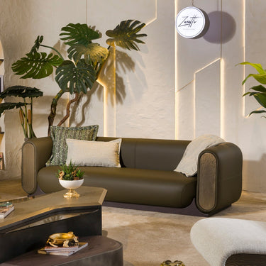 TORINO 3 személyes kanapé sötétbarna