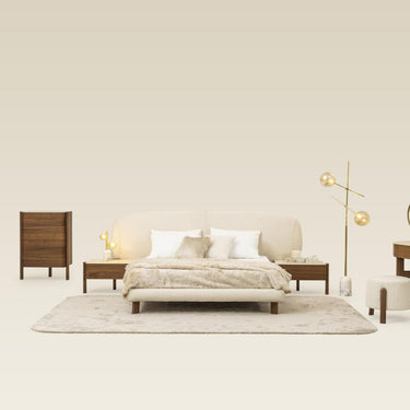 Atlas éjjeliszekrény mogyoróbarna