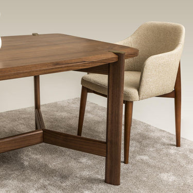 Atlas étkezőasztal mogyoróbarna 220 cm