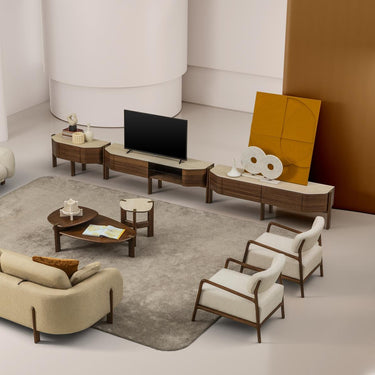 Atlas TV szekrény mogyoróbarna