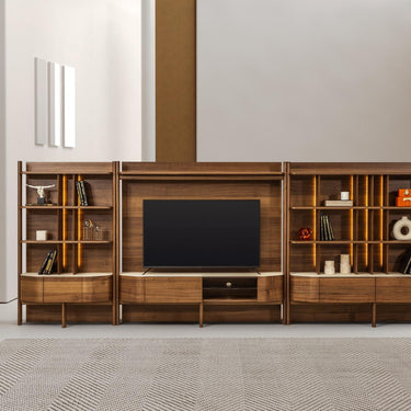 Atlas TV falpanel mogyoróbarna