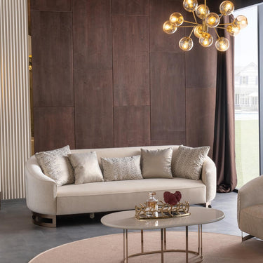 Aura kanapé 3 személyes bézs