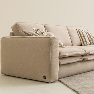 Bukowsky 3 személyes kanapé világosbarna