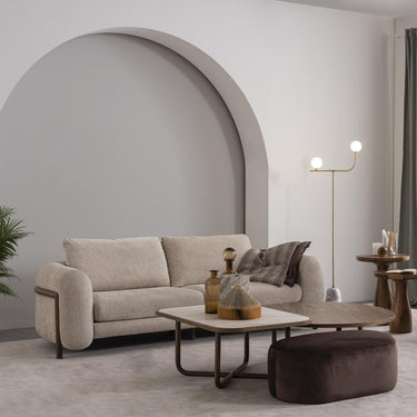 Capella puff 80 cm sötétbarna