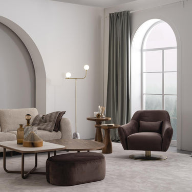 Capella fotel sötétbarna