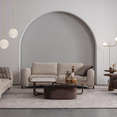 Capella puff 80 cm sötétbarna