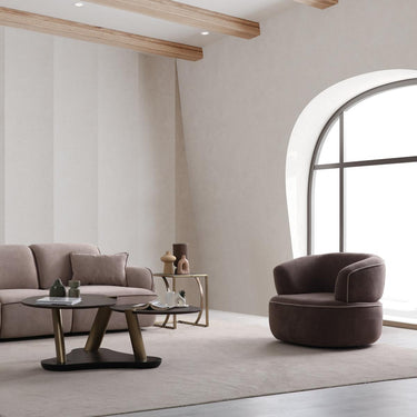 Evole fotel sötétbarna