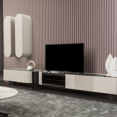 Fin TV fali polc ekrü