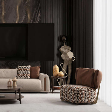 Grande fotel sötétbarna