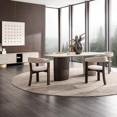 Icon étkezőasztal világosszürke