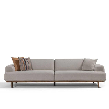 Merlin 4 személyes kanapé világosszürke