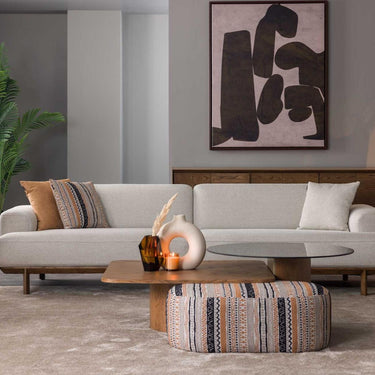 Merlin 4 személyes kanapé világosszürke