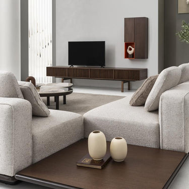 Monolog fali szekrény sötétbarna