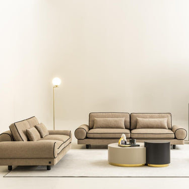 Porto 4 személyes kanapé világosbarna