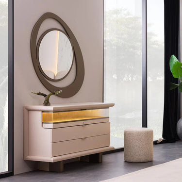 Sahara dresser tükör világosbarna