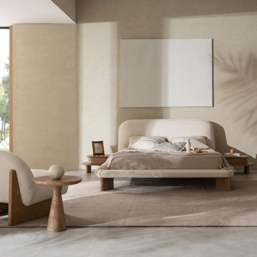 SOHO franciaágy kárpitozott bézs