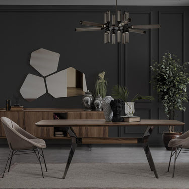 OSAKA étkezőasztal világosbarna