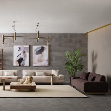 Wagon 3 személyes kanapé sötétbarna