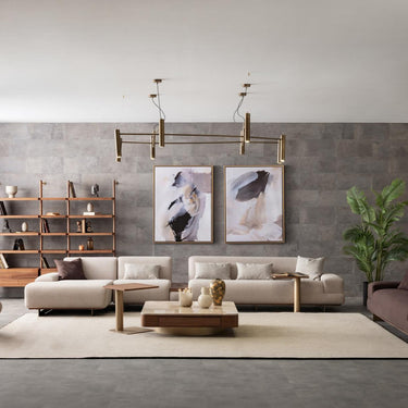 Wagon lerakóasztal világosbarna