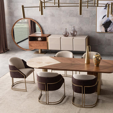 Wagon tálalószekrény bézs (2 részes, jobb oldal) 166 cm