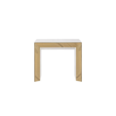 Vegas lerakóasztal fehér-arany