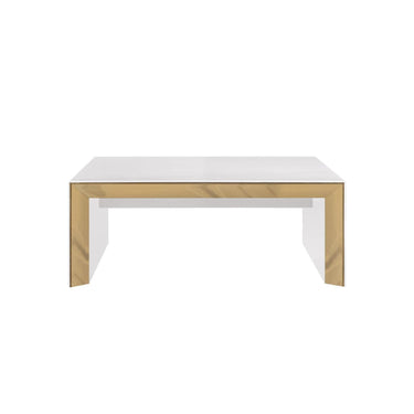 Vegas dohányzóasztal fehér-arany