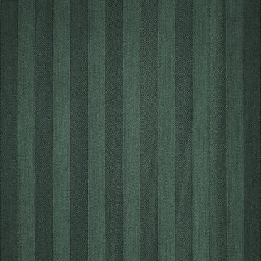 Vera egyszínű csíkos pamutszatén ágynemű garnitúra Sötétzöld 140x200 cm - 70x80 cm 1db