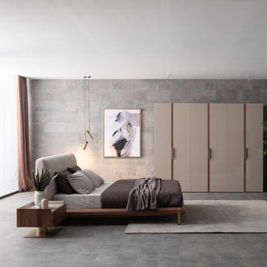 Wagon Ágykeret 200x230 világosbarna (matrac nélkül)