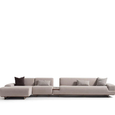 Wagon 3 személyes kanapé világosszürke (bővithető)