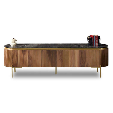 Tesla Walnut TV szekrény 208 cm