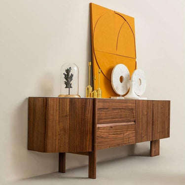 Atlas tálalószekrény mogyoróbarna 233 cm