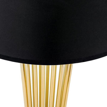 Elka állólámpa 145 cm fekete-arany