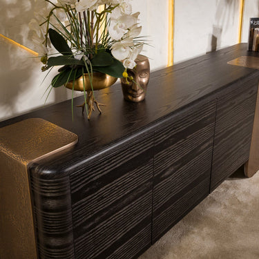 ATHINA tálalószekrény sötét dió