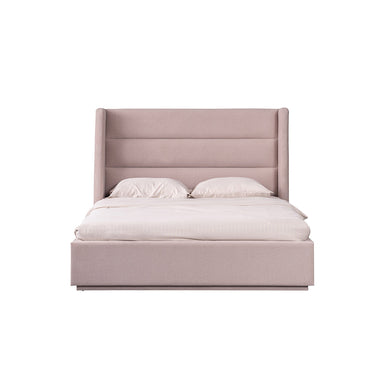 Zara franciaágy keret falpanellel 180x200 púder (matrac nélkül)